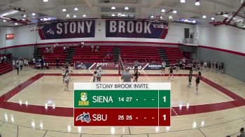 Replay: Siena vs Stony Brook | Aug 30 @ 3 PM