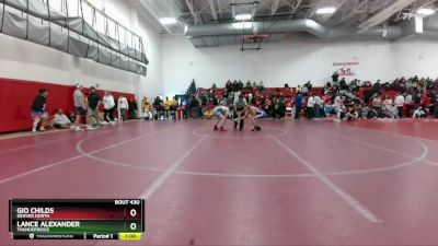 113 lbs Cons. Round 3 - Lance Alexander, Thunderridge vs Gio Childs, Denver North