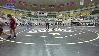 100 lbs Consi Of 8 #1 - Lucas Ellis, Gentry Youth Organization Wrestling vs Porter Strope, Fayetteville Wild Hog Wrestling