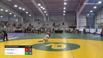 80 lbs Prelims - Ryan Rodriguez, RedNose Wrestling School Elem vs Jax Furhman, Warhawks Wrestling Inc.