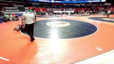 3A 190 lbs Cons. Round 2 - Orlando Hoye, Lombard (Glenbard East) vs Jonathan Slump, Arlington Heights (Hersey)