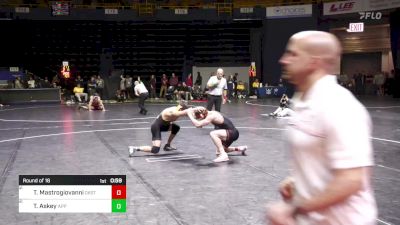 157 lbs Round Of 16 - Travis Mastrogiovanni, Oklahoma State vs Tommy Askey, Appalachian State