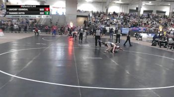 AA 113 lbs Champ. Round 1 - Tanner Kitts, Knoxville Halls High School vs Jakoby Odineal, Warren Co. High School