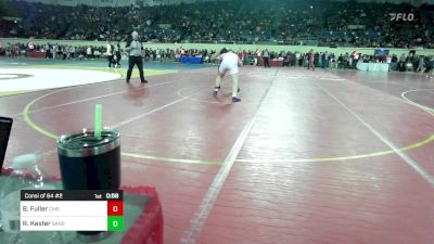 Consi Of 64 #2 - Brayden Fuller, Clinton, Ok vs Ryley Kester, Sand Springs