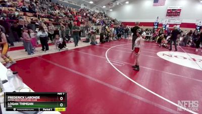 66-68 lbs Round 3 - Logan Thimgan, HRA vs Frederick LaBonde, Eaton Reds Wrestling Club