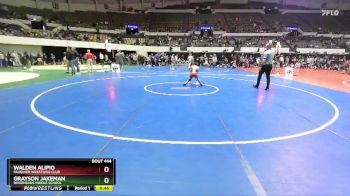 Rookie 6-8 75 Round 2 - Grayson Jakeman, Riverheads Middle School vs Walden Alipio, Fauquier Wrestling Club