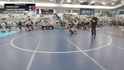 126 lbs Quarters - Easton Olson, Sanderson Wrestling Academy vs Christopher Ramirez, Aces Wrestling Academy