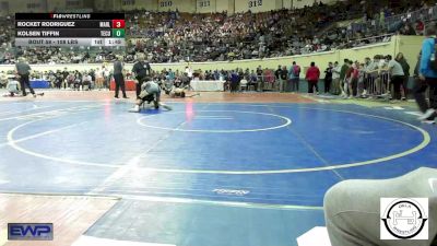 108 lbs Round Of 64 - Rocket Rodriguez, Marlow Outlaws Jh vs Kolsen Tiffin, Tecumseh