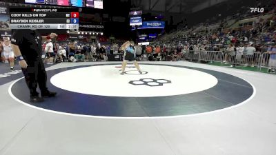 285 lbs Champ. Rd Of 128 - Cody Kills On Top, MT vs Brayden Keisler, SC