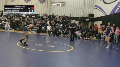 131 Open Champ. Round 2 - Mackenzie Armagost, Sioux Falls vs Jasmine Serrano, Grand View University