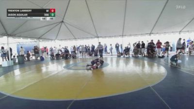 80 lbs Round 3 - Jason Aguilar, Total Kaos Wrestling Club vs Trenton Lambert, Mantanona TC