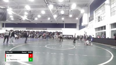 106 lbs Cons. Round 5 - Lorenzo Pastrana, Valencia (Placentia) vs Devin Tait, Temescal Canyon