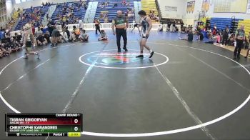 144 lbs Champ Round 1 (16 Team) - Tigran Grigoryan, Avalon WV vs Christophe Karandres, Soldier City Lions Den