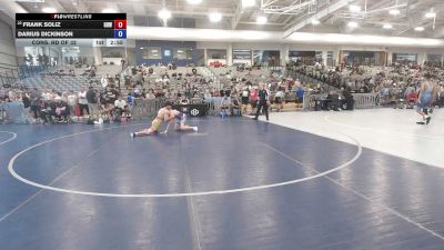 132 lbs Cons. Rd Of 32 - Frank Soliz, Gold Rush Wrestling vs Darius Dickinson