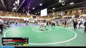 120 lbs Cons. Round 6 - Aidan Munoz, Temecula Valley vs Isaac Ronquillo, Bakersfield