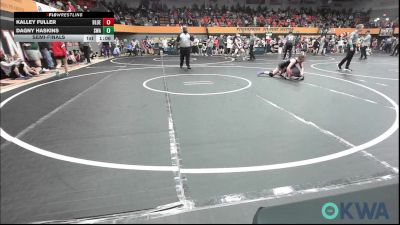 125 lbs Semifinal - Kalley Fuller, Blue Devil Wrestling vs Dagny Haskins, Shelton Wrestling Academy