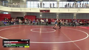 285 lbs Cons. Round 3 - Hunter Rasmussen, Roger Williams vs Michael Moussa, Plymouth State