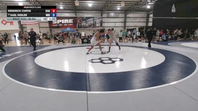 92 kg Cons. Sub-rd Of 16 - Kendrick Curtis, Regional Training Center South vs Kael Wisler, Michigan Wrestling Club
