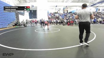 155 lbs Cons. Round 3 - Alexis Chavez, Shawnee Mission South vs Evelyn Sandoval, Liberal