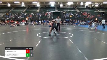 157 lbs Prelims - Jordan Warren, York College vs Tyler Cunningham, Nebraska-Kearney Reserve