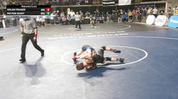 D 2 120 lbs Cons. Round 2 - Nolan Frasier, Archbishop Hannan vs Peyton Scott, Brusly
