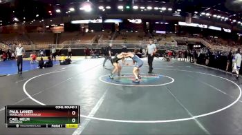 132 lbs Cons. Round 2 - Cael Helm, Hernando vs Paul Lanier, Woodland, Cartersville