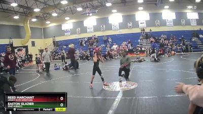 62 lbs Round 3 - Reed Marchant, Legacy Elite Wrestling vs Easton Glazier, Dixie Hornets