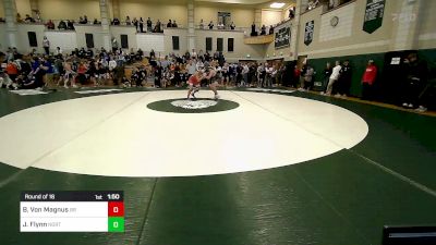 138 lbs Round Of 16 - Brent Von Magnus, Bridgewater-Raynham vs Jacoby Flynn, Norton