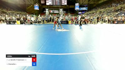 120 lbs Round Of 64 - Jazlyn Smith Freeman, MO vs Iliana Heredia, IL