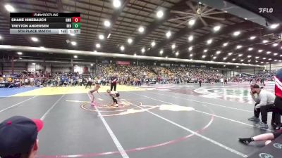 65 lbs 5th Place Match - Treyton Andersen, BERESFORD vs Shane Hinebauch, Glendive Mat Devils