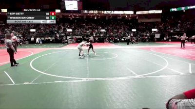 130 lbs Champ. Round 1 - Levi Setty, GFF3 vs Weston Matchett, TVY2