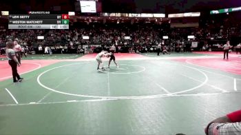 130 lbs Champ. Round 1 - Levi Setty, GFF3 vs Weston Matchett, TVY2