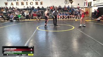 120 lbs Round 1 - Jayden Rinken, Nashua-Plainfield vs Jamison Zweibahmer, South Winneshiek