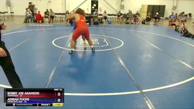 250 lbs Placement Matches (8 Team) - Bobby Joe Adamson, Tennessee vs Adrian Fuchs, Minnesota Red