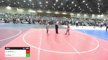 69 lbs Consi Of 8 #2 - Hayden McElroy, Mat Rattlers vs Robert Silva, Predators WC