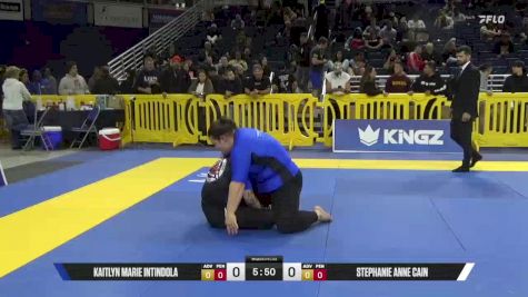 Kaitlyn Marie Intindola vs Stephanie Anne Cain 2025 Pan IBJJF Jiu-Jitsu No-Gi Championship