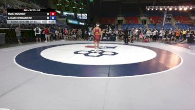 132 lbs Cons. Sub-rd Of 64 - Max Mooney, VA vs Aidan Hernandez, NV