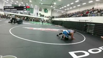 285 lbs Champ. Round 1 - Xakery Aleman, Lyman vs Miles Clinger, Laramie