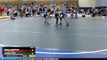 184 lbs Cons. Round 4 - Jonah Anderson, Southwest State vs Corbin Hood, Iowa Central Community College