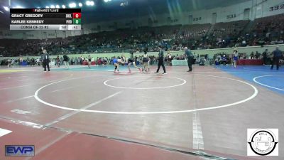 120 lbs Consi Of 32 #2 - Gracy Gregory, Shelton Wrestling Academy vs Karlee Kennedy, Piedmont