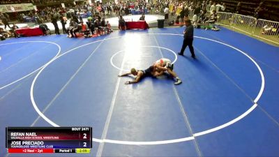 144 lbs Cons. Round 2 - Refan Nael, Valhalla High School Wrestling vs Jose Preciado, Youngblood Wrestling Club