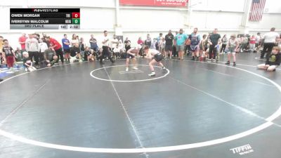 80 lbs 3rd Place - Owen Morgan, Tri State Hammers-Yth vs Iversynn Malcolm, Neighborhood WC-YTH