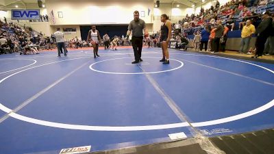 180 lbs Rr Rnd 2 - London Farley, Tulsa Blue T Panthers vs Destiny Foster, HURRICANE WRESTLING ACADEMY