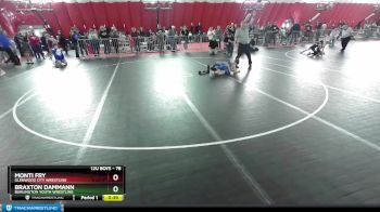 78 lbs Quarterfinal - Braxton Dammann, Burlington Youth Wrestling vs Monti Fry, Glenwood City Wrestling