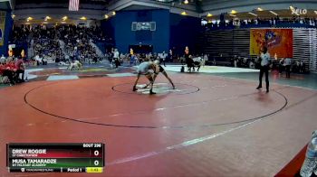 132 lbs Champ. Round 1 - Musa Tamaradze, NY Military Academy vs Drew Roggie, St Christopher