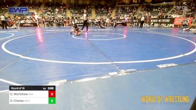 61 lbs Round Of 16 - Delanie Wartchow, Shelton Wrestling Academy vs Davina Chavez, GOLDRUSH Academy