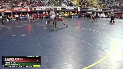 125 lbs Round 1 (16 Team) - Keito Shaw, Alvernia University vs Christian Guzman, North Central