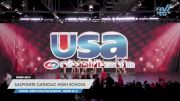 Salpointe Catholic High School - Varsity Song/Pom Advanced -- Medium (8-11) [2023 Varsity Song/Pom Advanced -- Medium (8-11) Day 2] 2023 USA Spirit & Junior Nationals/Collegiate Championships