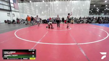 150 lbs Quarterfinal - Markell Scott, Essex vs Cole Lorenz, New River WC