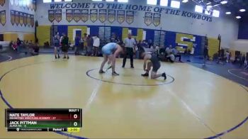 138 lbs Finals (2 Team) - Nate Taylor, Roundtree Wrestling Academy vs Jack Pittman, Alpha WC